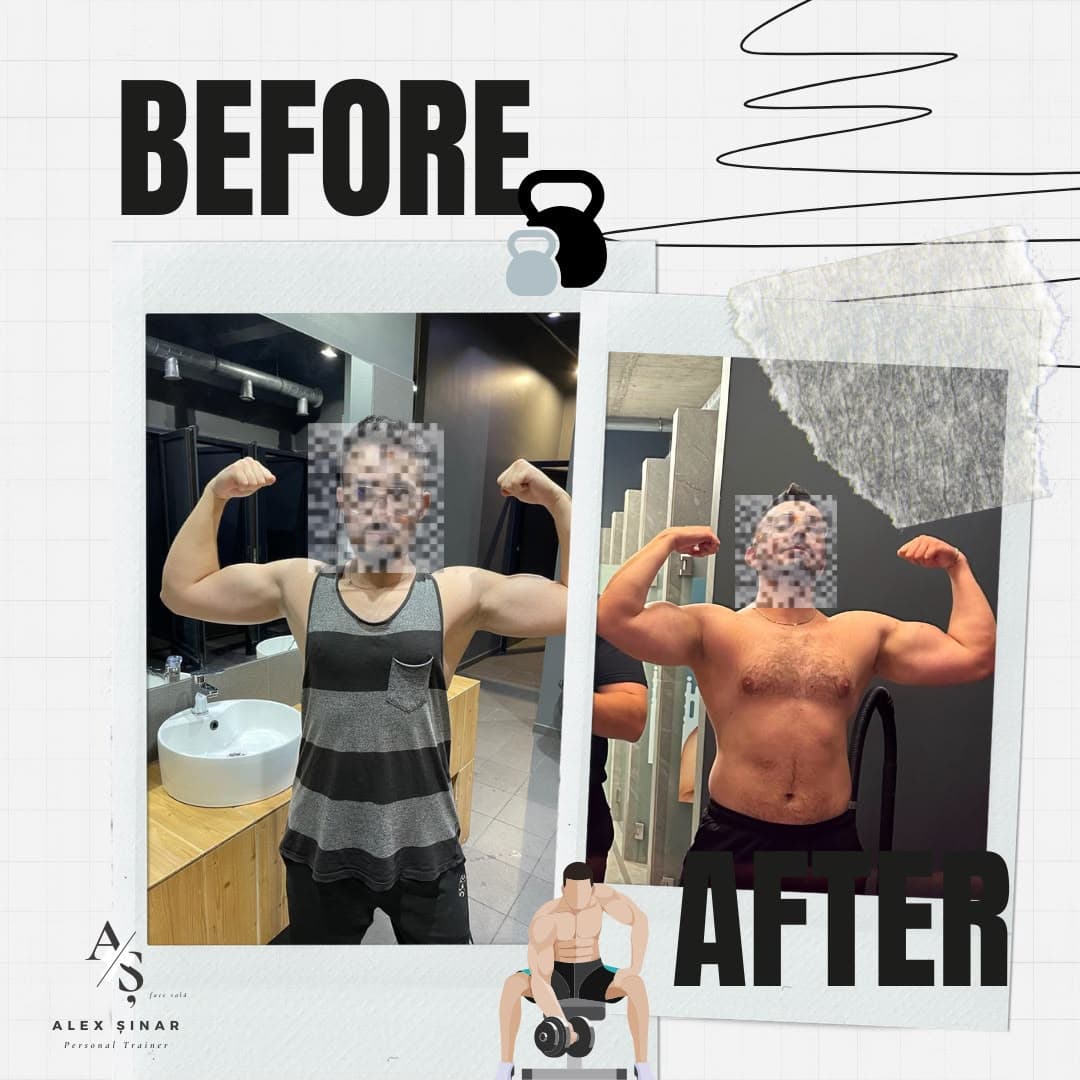 Transformare client — before and after